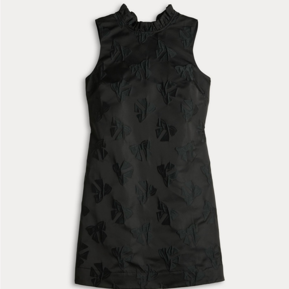 NEW Draper James Black Bow Jacquard Dress - Picture 5 of 16